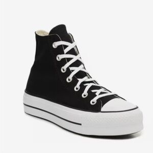 Brand new Converse Platform High Top Sneakers Black